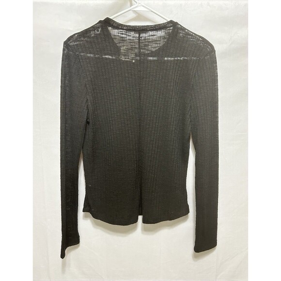 Intimately Free People Womens L Sheer Black Sweater NWT - Picture 8 of 9